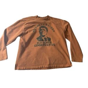 Vintage Ronald Reagan Sweatshirt 80s Conservative Trump Republican S/M